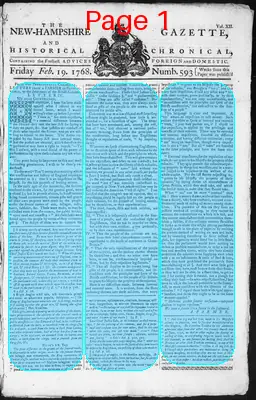 Page thumbnail for The New Hampshire Gazette And Historical Chronicle