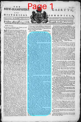 Page thumbnail for The New Hampshire Gazette And Historical Chronicle