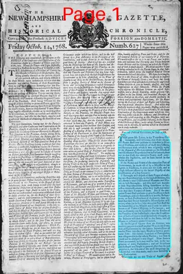 Page thumbnail for The New Hampshire Gazette And Historical Chronicle