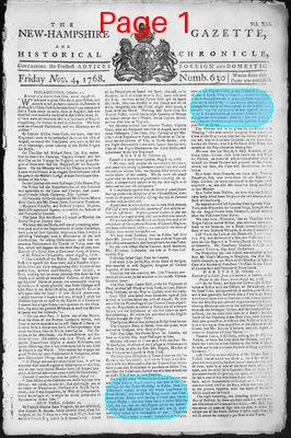 Page thumbnail for The New Hampshire Gazette And Historical Chronicle