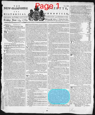 Page thumbnail for The New Hampshire Gazette And Historical Chronicle