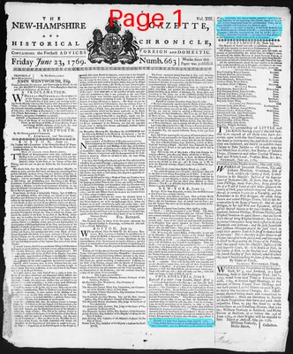 Page thumbnail for The New Hampshire Gazette And Historical Chronicle