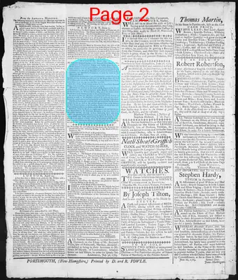 Page thumbnail for The New Hampshire Gazette And Historical Chronicle
