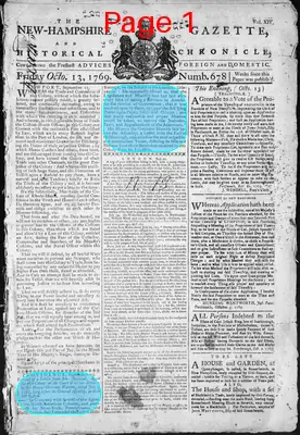 Page thumbnail for The New Hampshire Gazette And Historical Chronicle