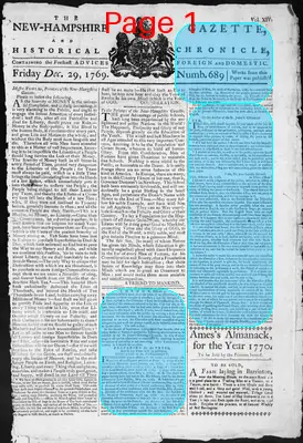 Page thumbnail for The New Hampshire Gazette And Historical Chronicle