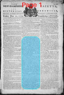 Page thumbnail for The New Hampshire Gazette And Historical Chronicle