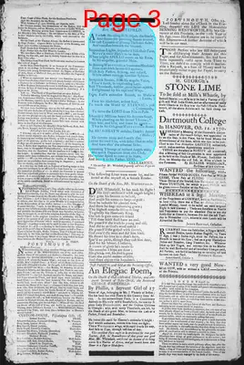 Page thumbnail for The New Hampshire Gazette And Historical Chronicle