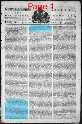 Page thumbnail for The New Hampshire Gazette And Historical Chronicle