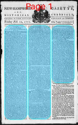 Page thumbnail for The New Hampshire Gazette And Historical Chronicle