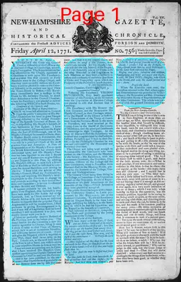 Page thumbnail for The New Hampshire Gazette And Historical Chronicle