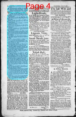Page thumbnail for The New Hampshire Gazette And Historical Chronicle