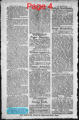 Page thumbnail for The New Hampshire Gazette And Historical Chronicle