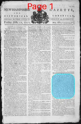 Page thumbnail for The New Hampshire Gazette And Historical Chronicle