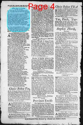 Page thumbnail for The New Hampshire Gazette And Historical Chronicle