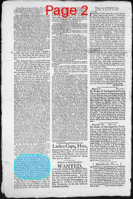 Page thumbnail for The New Hampshire Gazette And Historical Chronicle