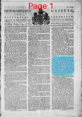Page thumbnail for The New Hampshire Gazette And Historical Chronicle