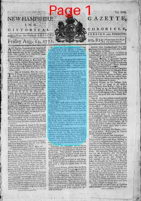Page thumbnail for The New Hampshire Gazette And Historical Chronicle