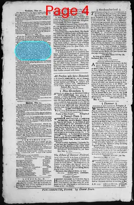 Page thumbnail for The New Hampshire Gazette And Historical Chronicle
