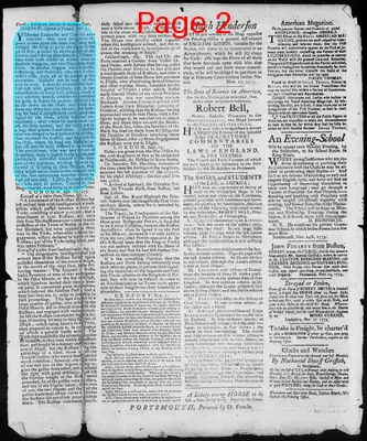 Page thumbnail for The New Hampshire Gazette And Historical Chronicle