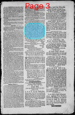 Page thumbnail for The New Hampshire Gazette And Historical Chronicle