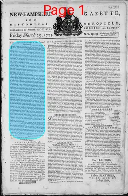 Page thumbnail for The New Hampshire Gazette And Historical Chronicle