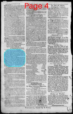 Page thumbnail for The New Hampshire Gazette And Historical Chronicle