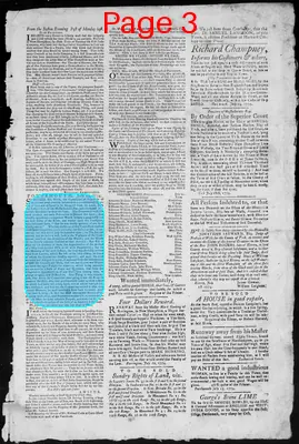 Page thumbnail for The New Hampshire Gazette And Historical Chronicle