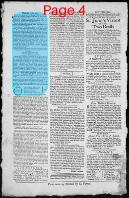 Page thumbnail for The New Hampshire Gazette And Historical Chronicle