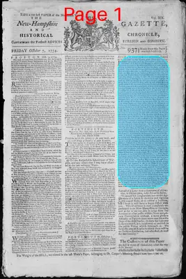 Page thumbnail for The New Hampshire Gazette And Historical Chronicle