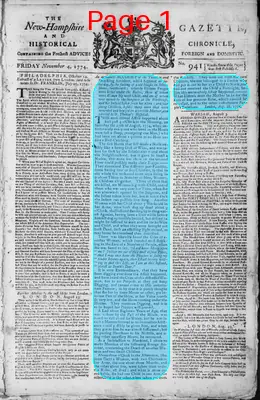 Page thumbnail for The New Hampshire Gazette And Historical Chronicle