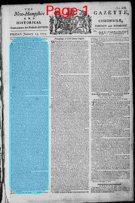Page thumbnail for The New Hampshire Gazette And Historical Chronicle
