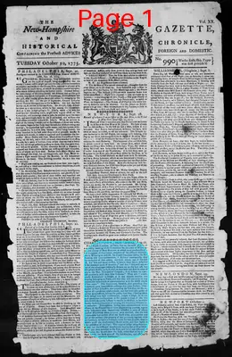Page thumbnail for The New Hampshire Gazette And Historical Chronicle
