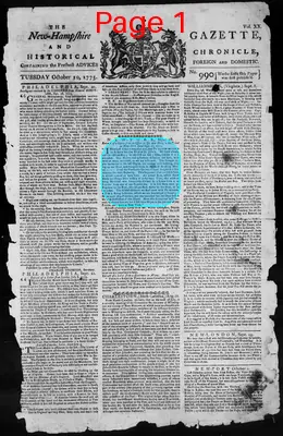 Page thumbnail for The New Hampshire Gazette And Historical Chronicle