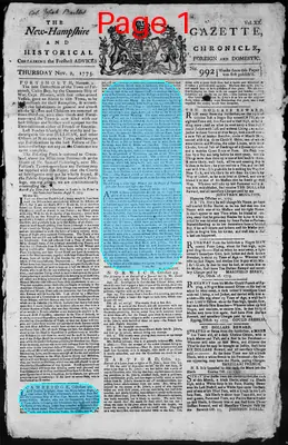 Page thumbnail for The New Hampshire Gazette And Historical Chronicle