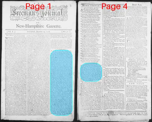 Page thumbnail for The Freeman's Journal, Or, New Hampshire Gazette