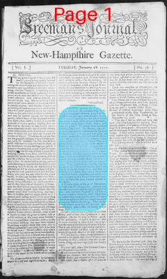 Page thumbnail for The Freeman's Journal, Or, New Hampshire Gazette