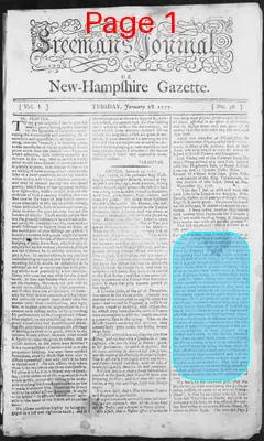 Page thumbnail for The Freeman's Journal, Or, New Hampshire Gazette