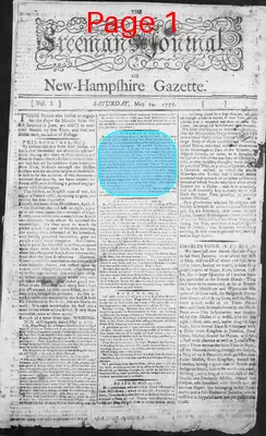 Page thumbnail for The Freeman's Journal, Or, New Hampshire Gazette