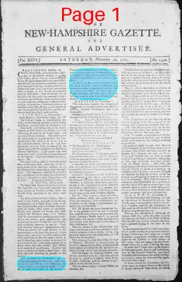 Page thumbnail for The New Hampshire Gazette And General Advertiser