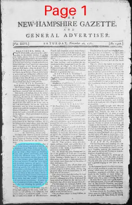 Page thumbnail for The New Hampshire Gazette And General Advertiser