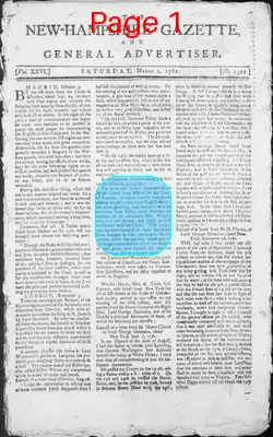 Page thumbnail for The New Hampshire Gazette And General Advertiser