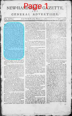 Page thumbnail for The New Hampshire Gazette And General Advertiser