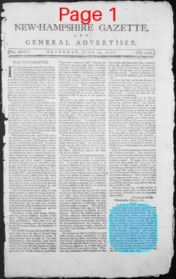 Page thumbnail for The New Hampshire Gazette And General Advertiser