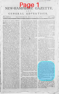 Page thumbnail for The New Hampshire Gazette And General Advertiser