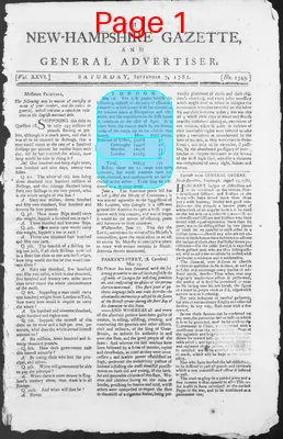 Page thumbnail for The New Hampshire Gazette And General Advertiser