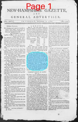 Page thumbnail for The New Hampshire Gazette And General Advertiser