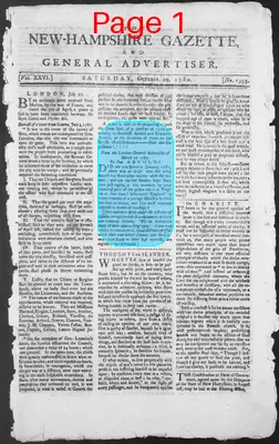 Page thumbnail for The New Hampshire Gazette And General Advertiser