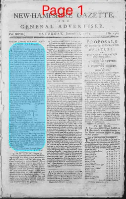 Page thumbnail for The New Hampshire Gazette And General Advertiser