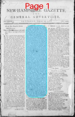 Page thumbnail for The New Hampshire Gazette And General Advertiser