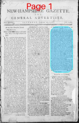 Page thumbnail for The New Hampshire Gazette And General Advertiser